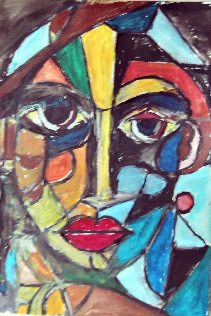 Moje slike 302 Očaran | 21 - 30 cm | Akvarel